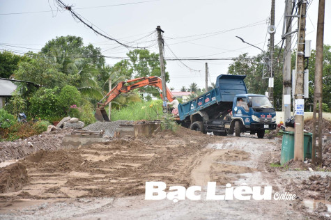 Thị trấn Châu Hưng (huyện Vĩnh Lợi): Người dân mỏi mòn chờ con lộ mới