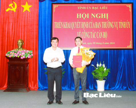 Luân chuyển, bổ nhiệm đồng chí Phạm Minh Luyến làm Phó trưởng Ban Dân vận Tỉnh ủy