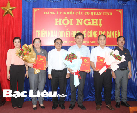 Chỉ định 4 Ủy viên Ban Chấp hành Đảng bộ Khối các cơ quan tỉnh