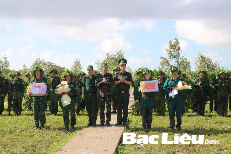 Bế mạc diễn tập chỉ huy - tham mưu 1 bên 2 cấp Bộ đội Biên phòng tỉnh