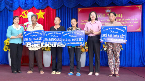 Gần 90 cán bộ được tập huấn công tác mặt trận năm 2024