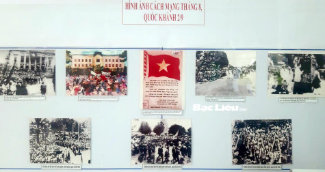 Thư viện tỉnh: Trưng bày sách chào mừng kỷ niệm 79 năm Ngày Cách mạng tháng Tám thành công