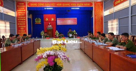 Công an 2 tỉnh Bạc Liêu và An Giang trao đổi kinh nghiệm xây dựng xã, huyện “không tệ nạn ma túy”