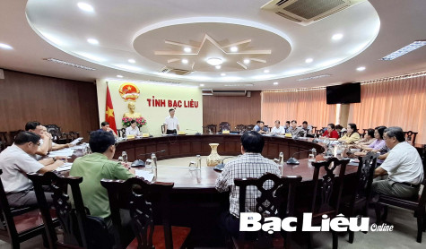 Họp chuẩn bị sơ kết 3 năm thực hiện Nghị quyết 02 của Tỉnh ủy