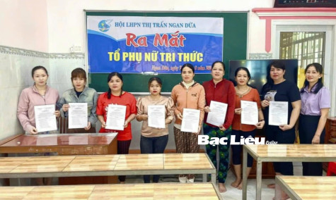 Ra mắt mô hình Tổ phụ nữ trí thức
