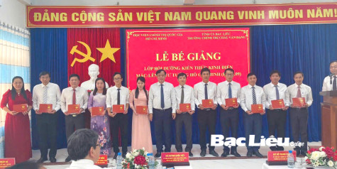 Bế giảng lớp Bồi dưỡng kiến thức kinh điển Mác - Lênin, tư tưởng Hồ Chí Minh