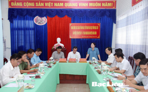 Sở VH-TT&DL làm việc với huyện Hòa Bình về kết quả phát triển du lịch