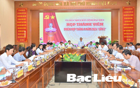 Họp thành viên UBND tỉnh: Đóng góp ý kiến các dự thảo văn bản