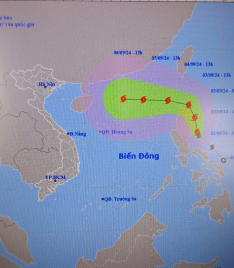 Công điện ứng phó với bão gần Biển Đông