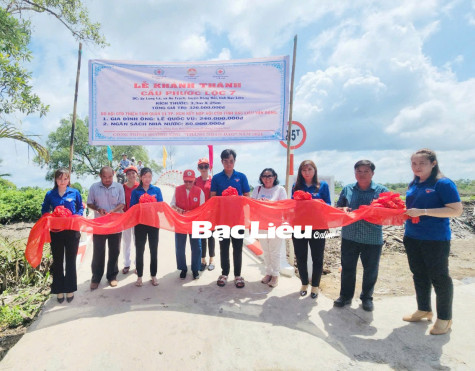 Khánh thành 3 cây cầu giao thông tại huyện Đông Hải