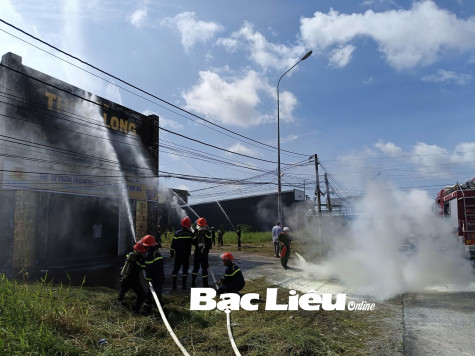Thực tập phương án chữa cháy tại Khu dân cư Thiên Long