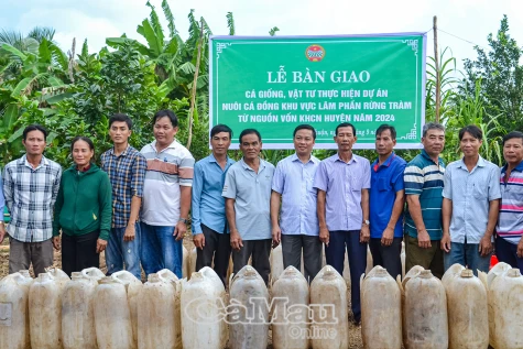 Hỗ trợ nông dân thực hiện dự án nuôi cá đồng trên đất rừng