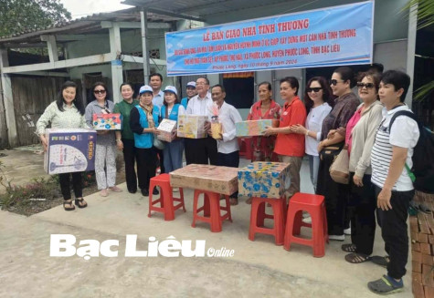 Hội LHPN huyện Phước Long: Khánh thành cầu giao thông và bàn giao 2 căn nhà tình thương
