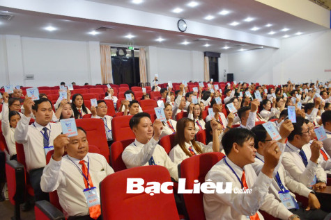 Phiên thứ nhất Đại hội đại biểu Hội LHTN Việt Nam tỉnh Bạc Liêu lần thứ VIII, nhiệm kỳ 2024 - 2029