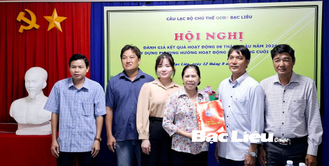 Hội nghị đánh giá hoạt động OCOP 8 tháng năm 2024