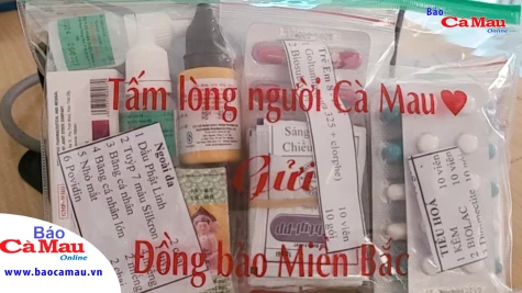 Tấm lòng người Cà Mau gửi Đồng bào miền Bắc