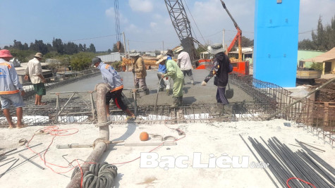 Đẩy nhanh tiến độ thi công các công trình