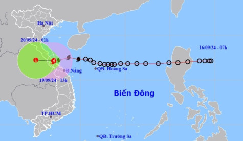 Bão số 4 vào đất liền, Trung Bộ, Tây Nguyên và Nam bộ mưa lớn
