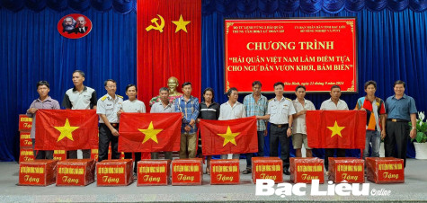 Bộ Tư Lệnh Vùng 2 Hải quân: Triển khai Chương trình “Hải quân Việt Nam làm điểm tựa cho ngư dân vươn khơi, bám biển” tại tỉnh Bạc Liêu