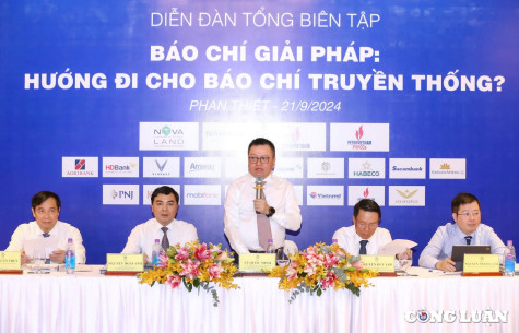 Diễn đàn Tổng Biên tập 2024 “Báo chí giải pháp: Hướng đi cho báo chí truyền thống”