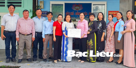 Ngành Giáo dục Bạc Liêu tiếp tục ủng hộ các tỉnh phía Bắc bị thiệt hại do bão số 3