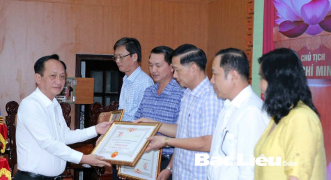 TP. Bạc Liêu về Nhất trong Chỉ số cải cách hành chính