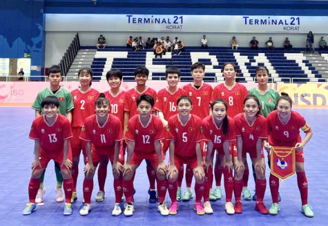 Đội tuyển futsal nữ Việt Nam thắng đậm tuyển Trung Quốc