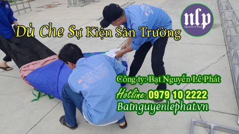 Bạt Nguyễn Lê Phát - Cung cấp Vải bạt dù che nắng mưa sự kiện, hội nghị sân trường học giá rẻ, vải tốt