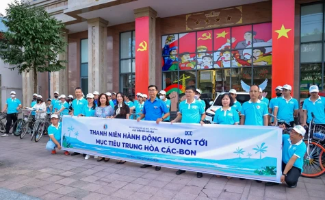 Đoàn viên tỉnh Cà Mau cùng hành động vì mục tiêu trung hòa các bon