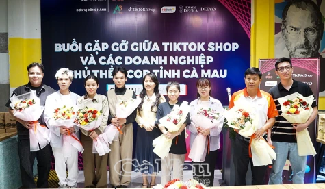 Họp mặt TikTok Shop và doanh nghiệp, chủ thể OCOP Cà Mau