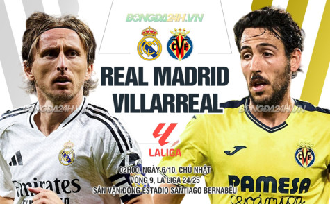 Nhận định Real Madrid và Villarreal: Chủ nhà quyết thắng
