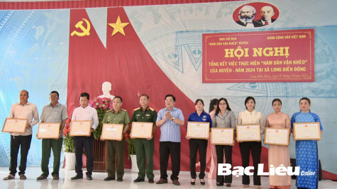 Huyện Đông Hải: Tổng kết thực hiện Năm Dân vận khéo 2024