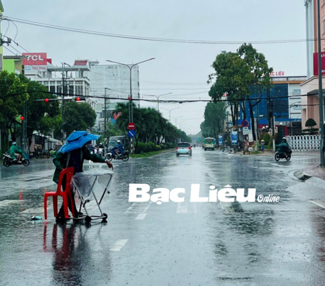 Trong cơn mưa chiều