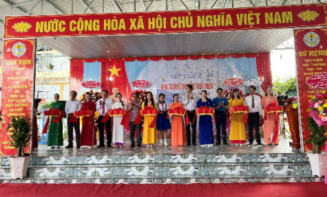 Khai trương thư viện thân thiện Trường tiểu học Vĩnh Thịnh A