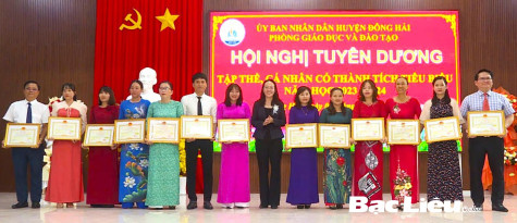 Ngành Giáo dục Đông Hải: Tôn vinh những tập thể, cá nhân tiêu biểu năm học 2023 - 2024