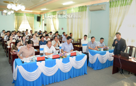 Thành ủy TP. Bạc Liêu: Họp cho ý kiến về Đồ án điều chỉnh quy hoạch chung đến năm 2045