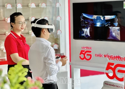 Viettel Cà Mau ra mắt và trải nghiệm dịch vụ 5G