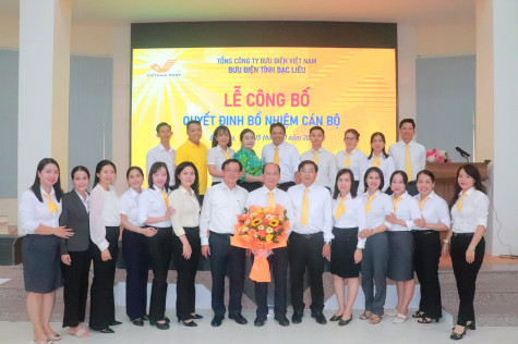 Bổ nhiệm ông Phan Văn Hanh làm Phó Giám đốc Bưu điện tỉnh Bạc Liêu