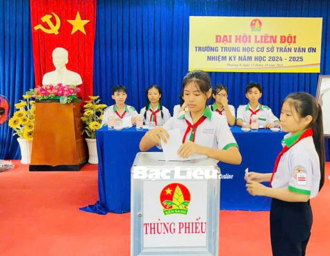 Hội đồng Đội TP. Bạc Liêu: Chỉ đạo tổ chức thành công Đại hội Liên đội điểm năm học 2024 - 2025