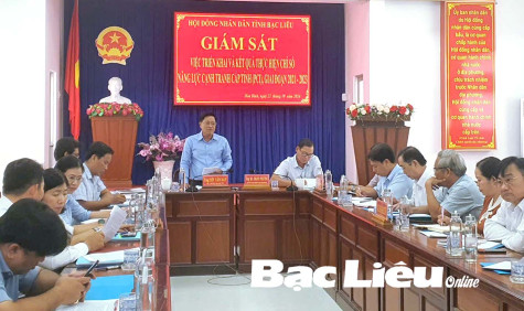 Giám sát việc triển khai và kết quả thực hiện chỉ số PCI tại huyện Hòa Bình