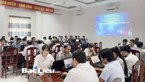 Diễn tập thực chiến bảo đảm an toàn thông tin mạng tỉnh Bạc Liêu năm 2024