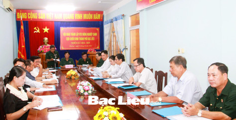 Thành lập hợp tác xã cựu chiến binh đầu tiên của tỉnh