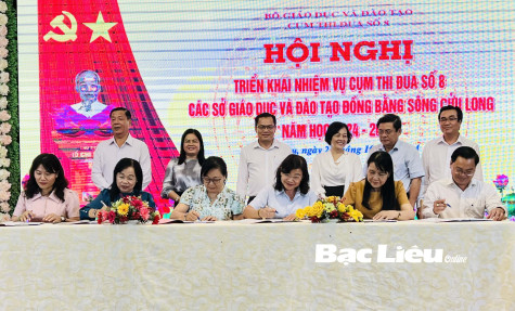 Triển khai nhiệm vụ Cụm thi đua số 8 các sở GD-ĐT vùng Đồng bằng sông Cửu Long năm học 2024 - 2025