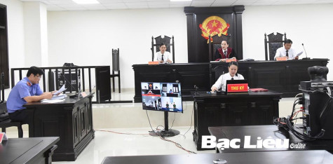 TAND TP. Bạc Liêu: Dẫn đầu trong công tác xét xử các phiên tòa rút kinh nghiệm trực tuyến