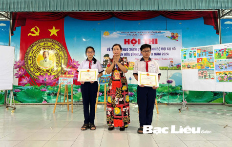Huyện Hòa Bình: 138 thí sinh tham gia vẽ tranh năm 2024