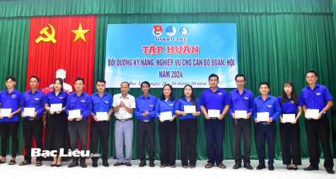 Hơn 90 cán bộ Đoàn, Hội được bồi dưỡng kỹ năng, nghiệp vụ năm 2024