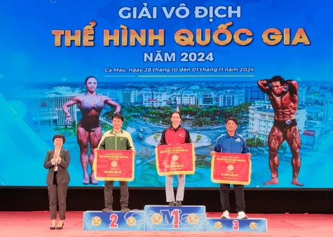 Giải vô địch Thể hình Quốc gia năm 2024 thành công tốt đẹp