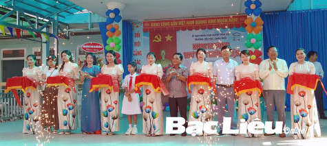 Khai trương thư viện thân thiện Trường tiểu học Châu Thới