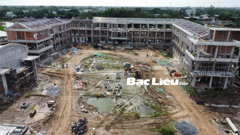 Ngành GD-ĐT huyện Vĩnh Lợi: Đẩy nhanh tiến độ các công trình chào mừng Đại hội Đảng các cấp