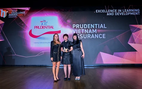 Prudential được xướng tên tại giải thưởng HR Excellence Awards 2024 Singapore nhờ vào chiến lược phát triển nhân sự toàn diện